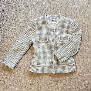 Vintage Style Tweed Jacket | Green